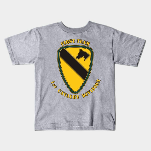 1st Cavalry Division Kids T-Shirt by MBK